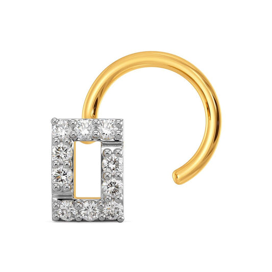Peek A Sheer Diamond Nose Pins