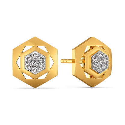 Crisp Suiting Diamond Earrings