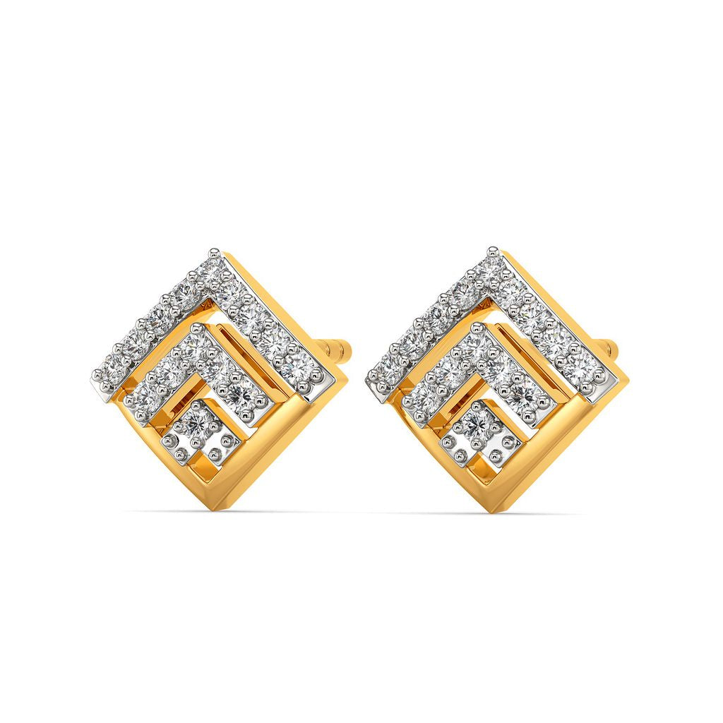 Suit Reboot Diamond Earrings