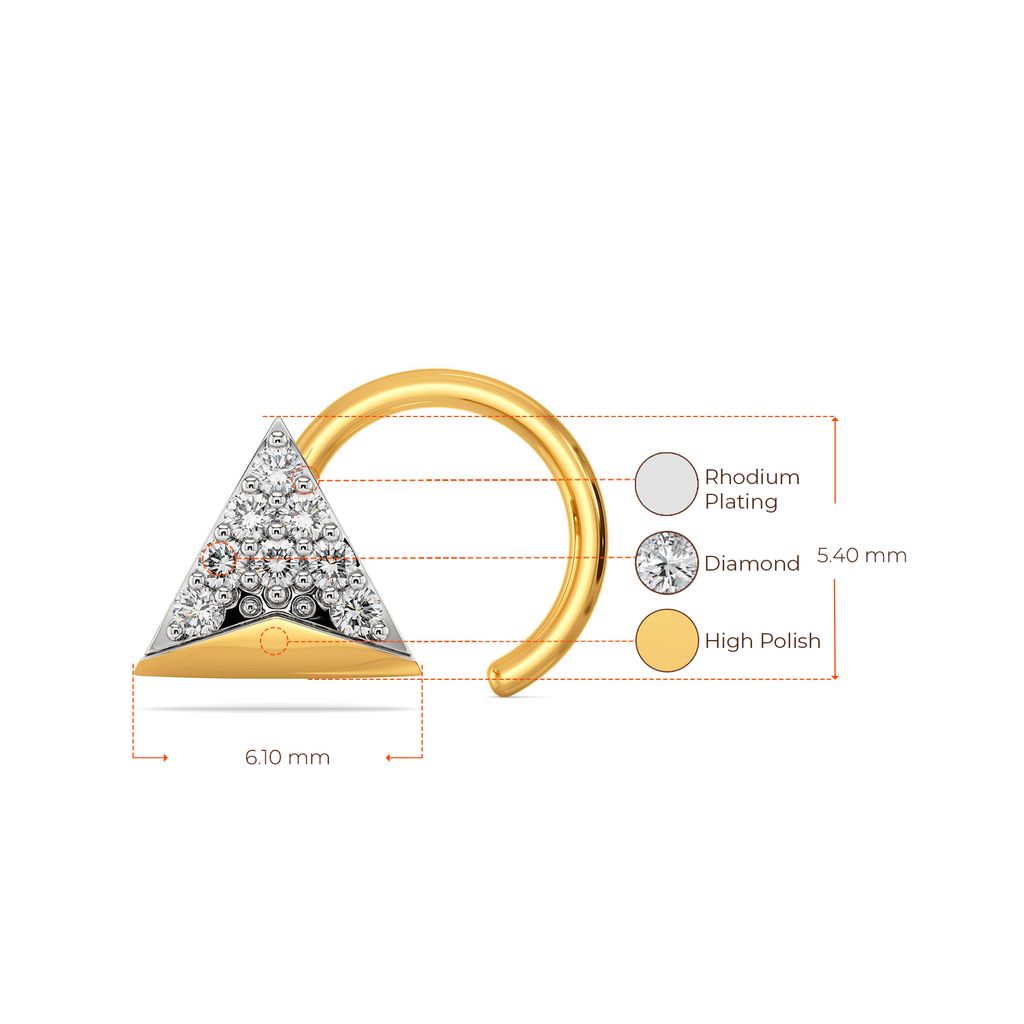 Suit N Social Diamond Nose Pins