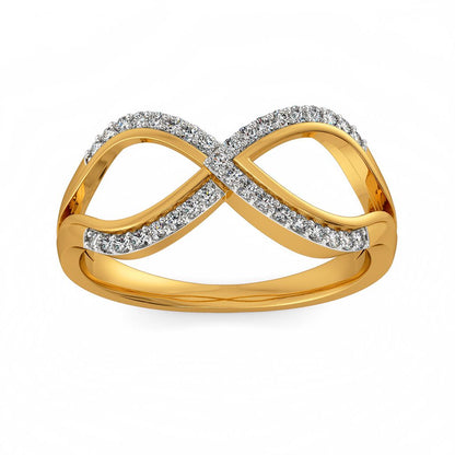 Sharp Layering Diamond Rings