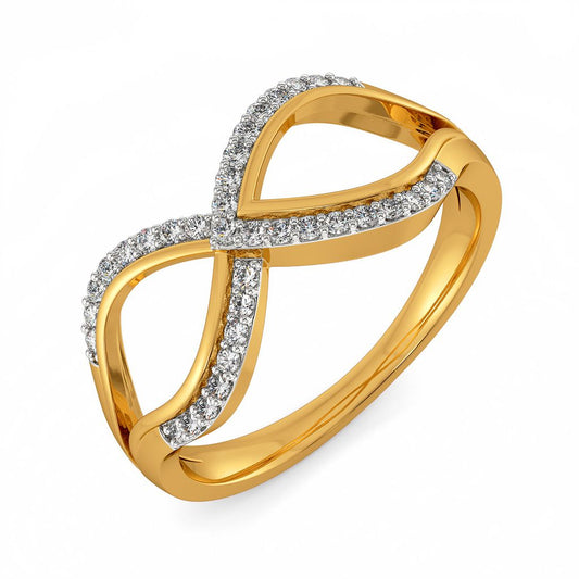 Sharp Layering Diamond Rings