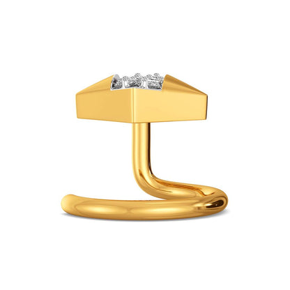 The Bow Bash Diamond Nose Pins