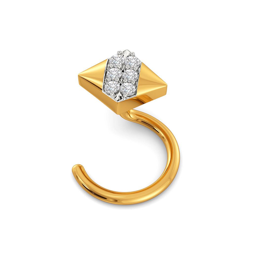 The Bow Bash Diamond Nose Pins
