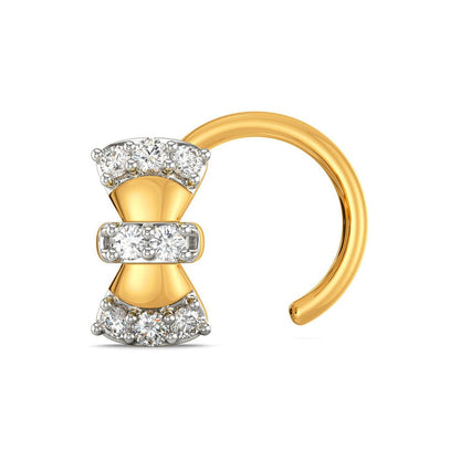 Bow Beauts Diamond Nose Pins