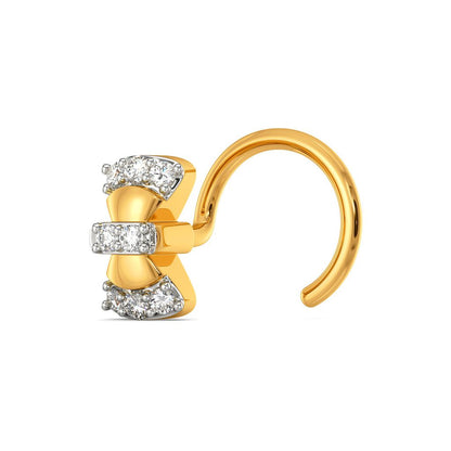 Bow Beauts Diamond Nose Pins