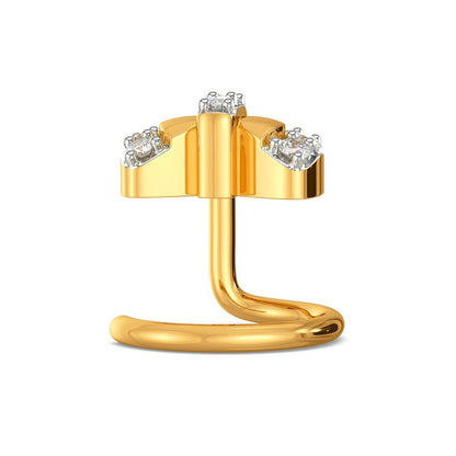 Bow Beauts Diamond Nose Pins