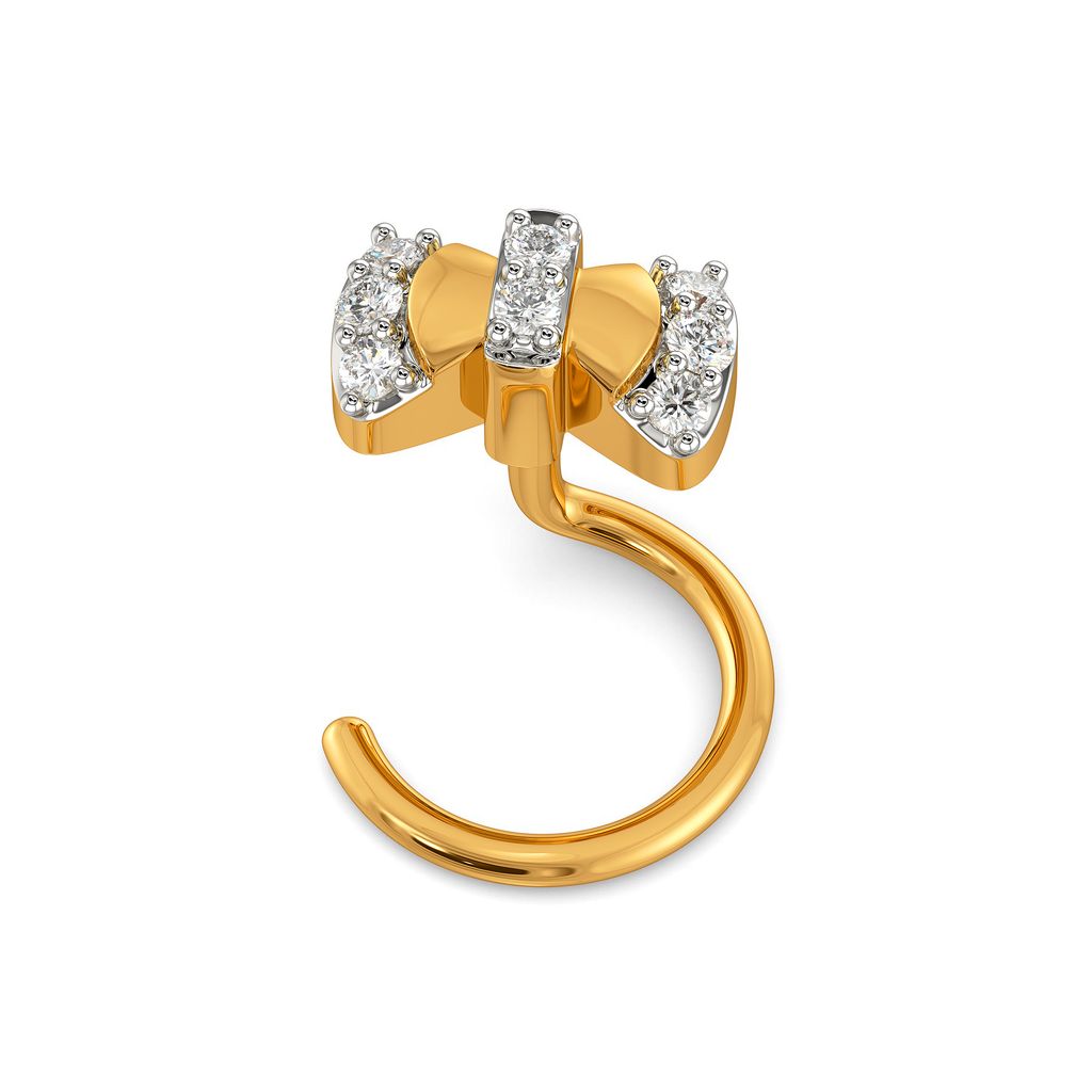 Bow Beauts Diamond Nose Pins