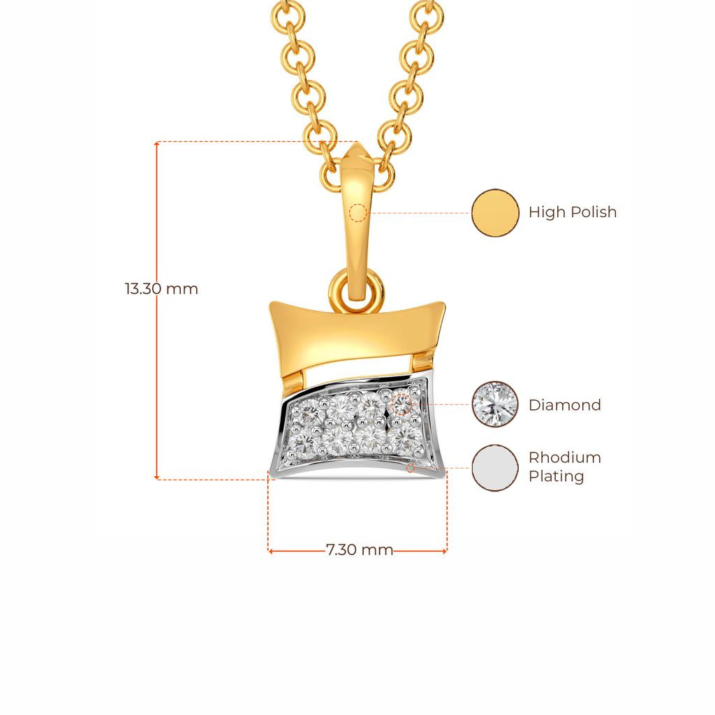 Suave Francais Diamond Pendants