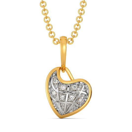 Feels Like Checks Diamond Pendants