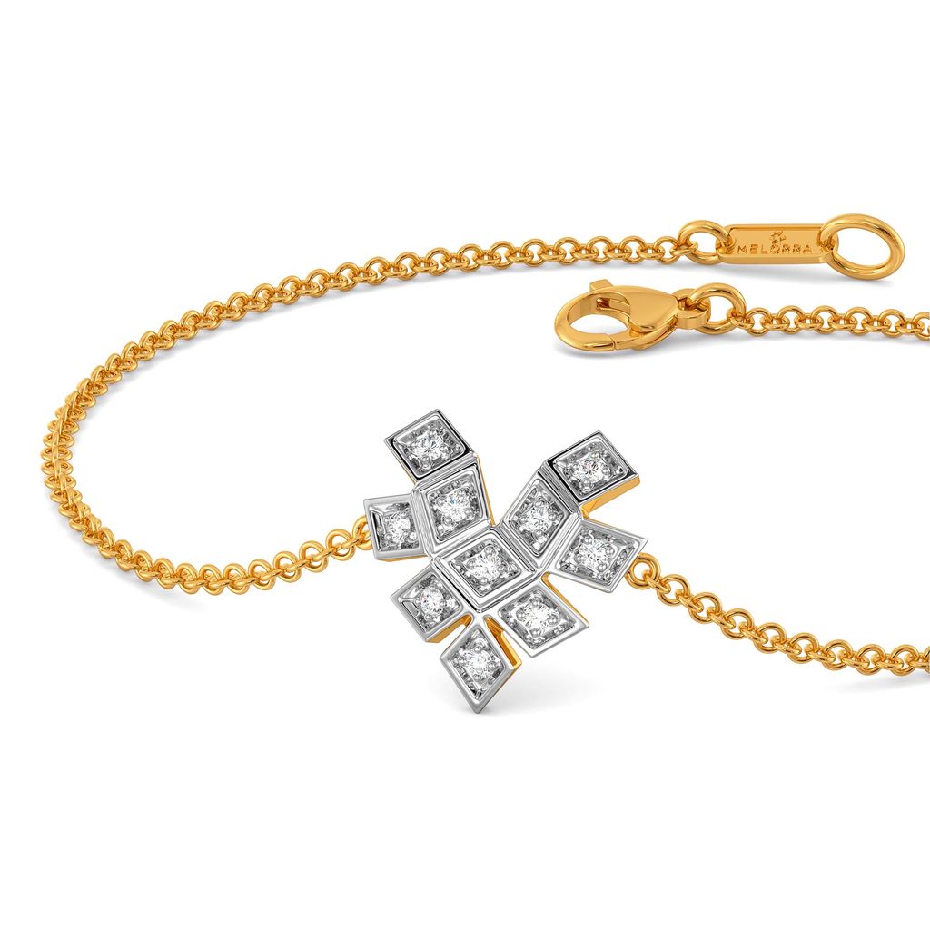 Gingham Care Diamond Bracelets