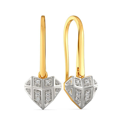 Crush O Check Diamond Earrings