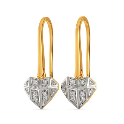 Crush O Check Diamond Earrings
