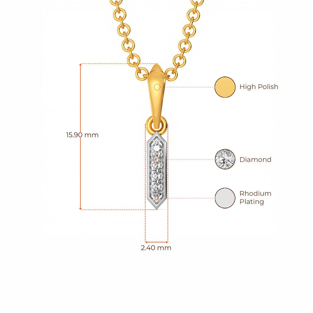 Minimal Musings Diamond Pendants