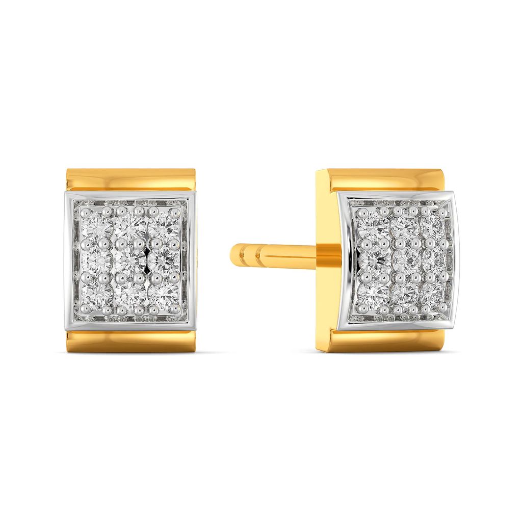 Edgy Editions Diamond Earrings