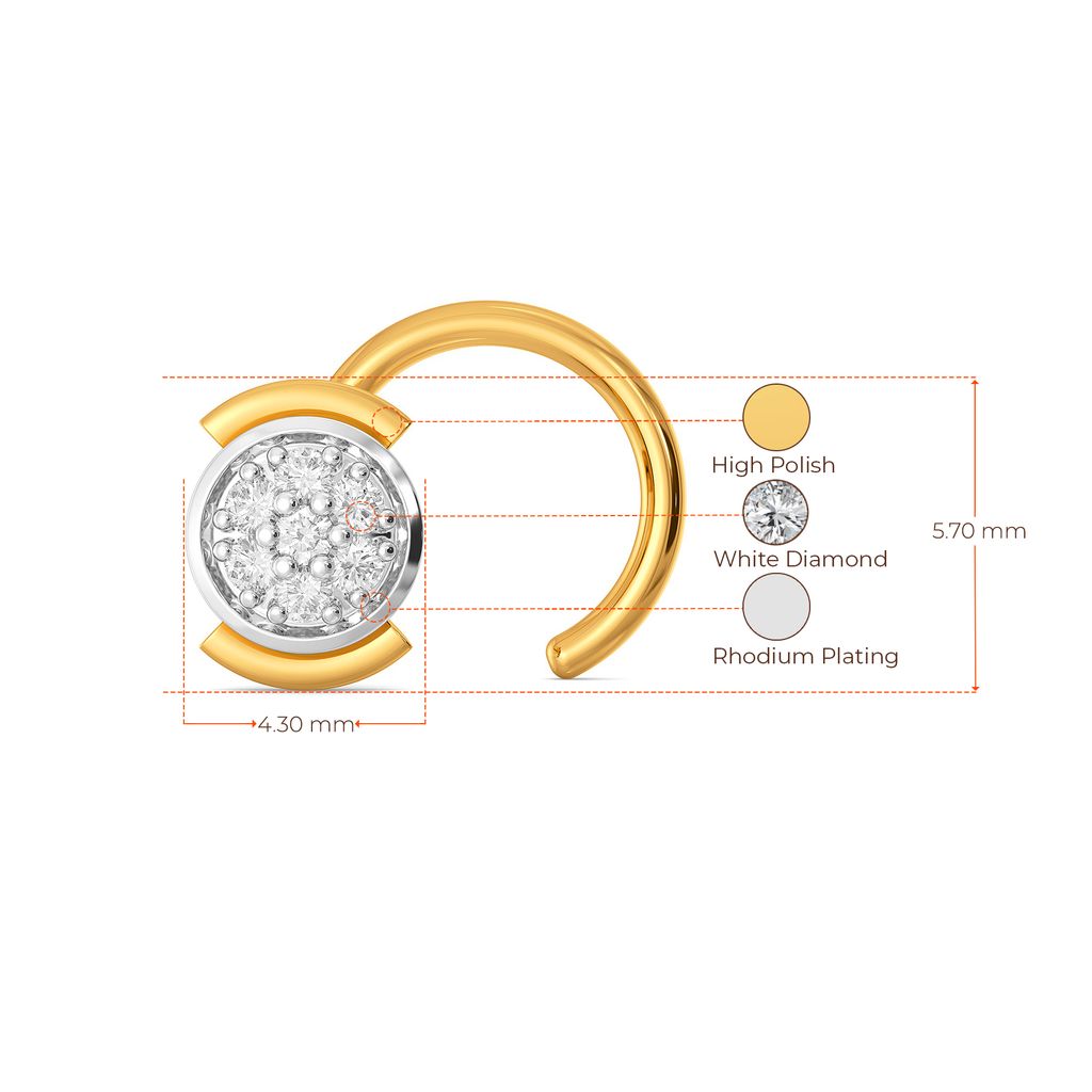 Work Vision Diamond Nose Pins