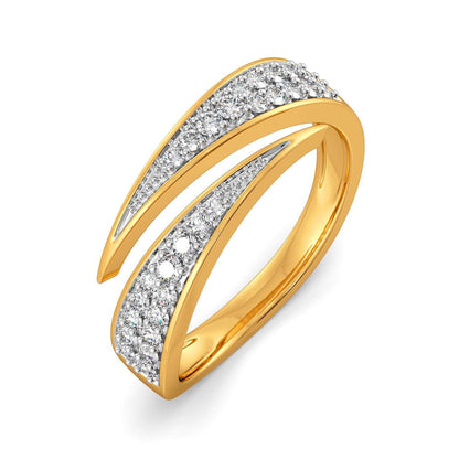 Power Triangle Diamond Rings