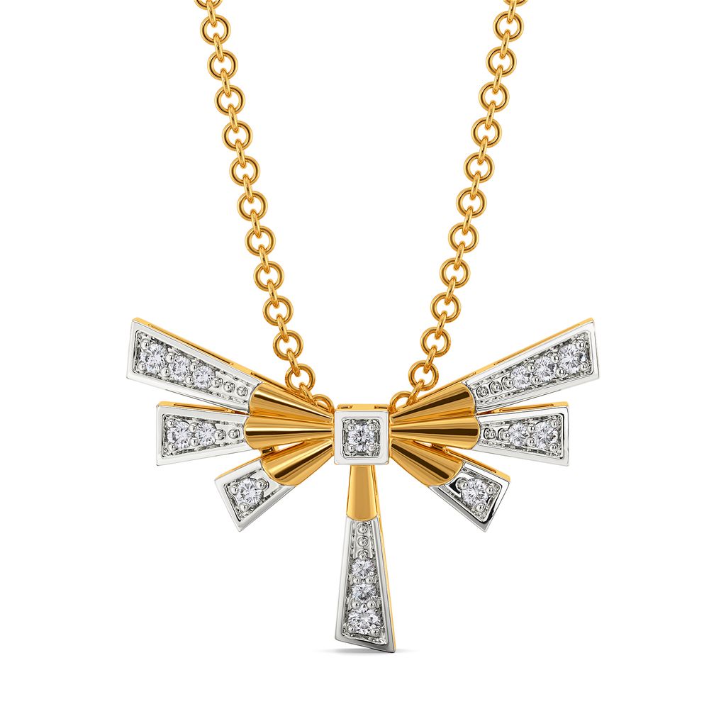 Strong Winged Diamond Pendants