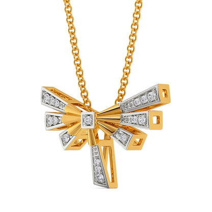 Strong Winged Diamond Pendants