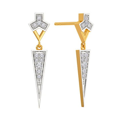 Bolder Shoulder Diamond Earrings