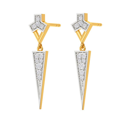 Bolder Shoulder Diamond Earrings