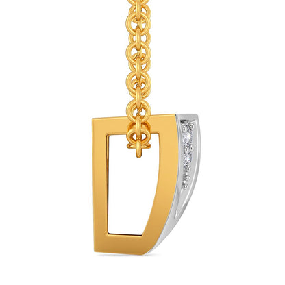 Broad Bends Diamond Pendants