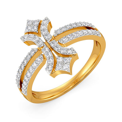 Distinctly Deco Diamond Rings