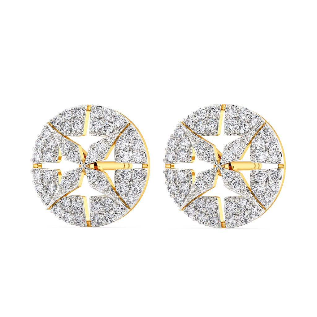 Deco Decadence Diamond Earrings