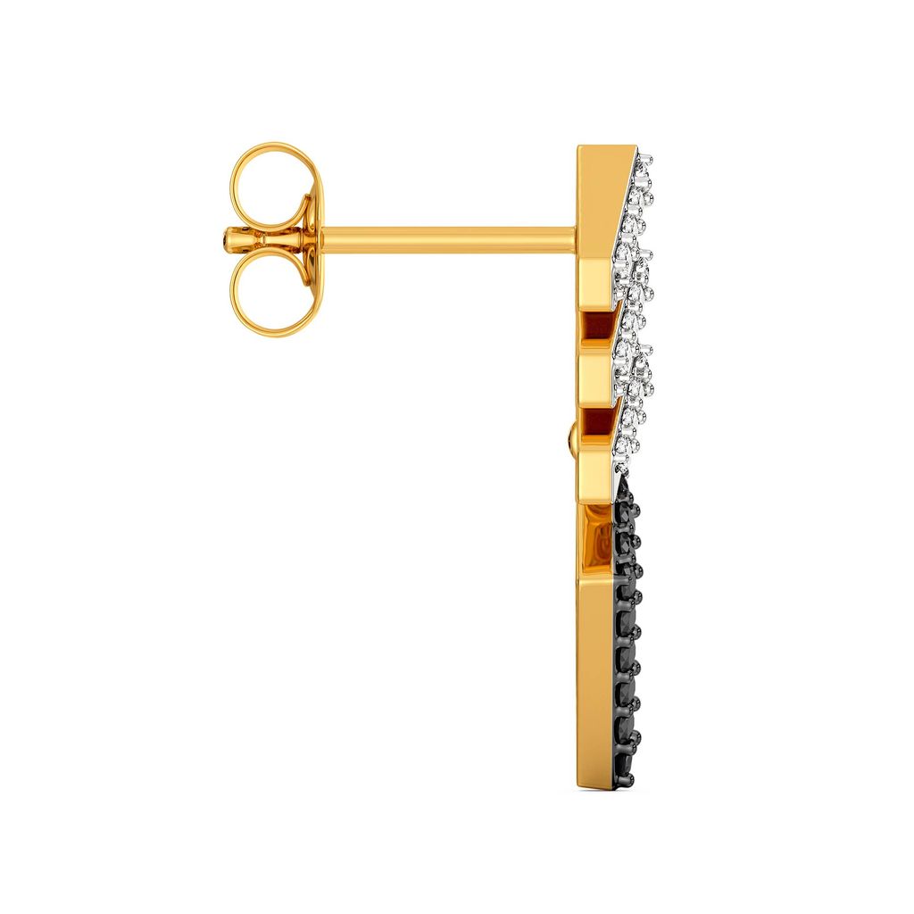 Total Black Diamond Earrings