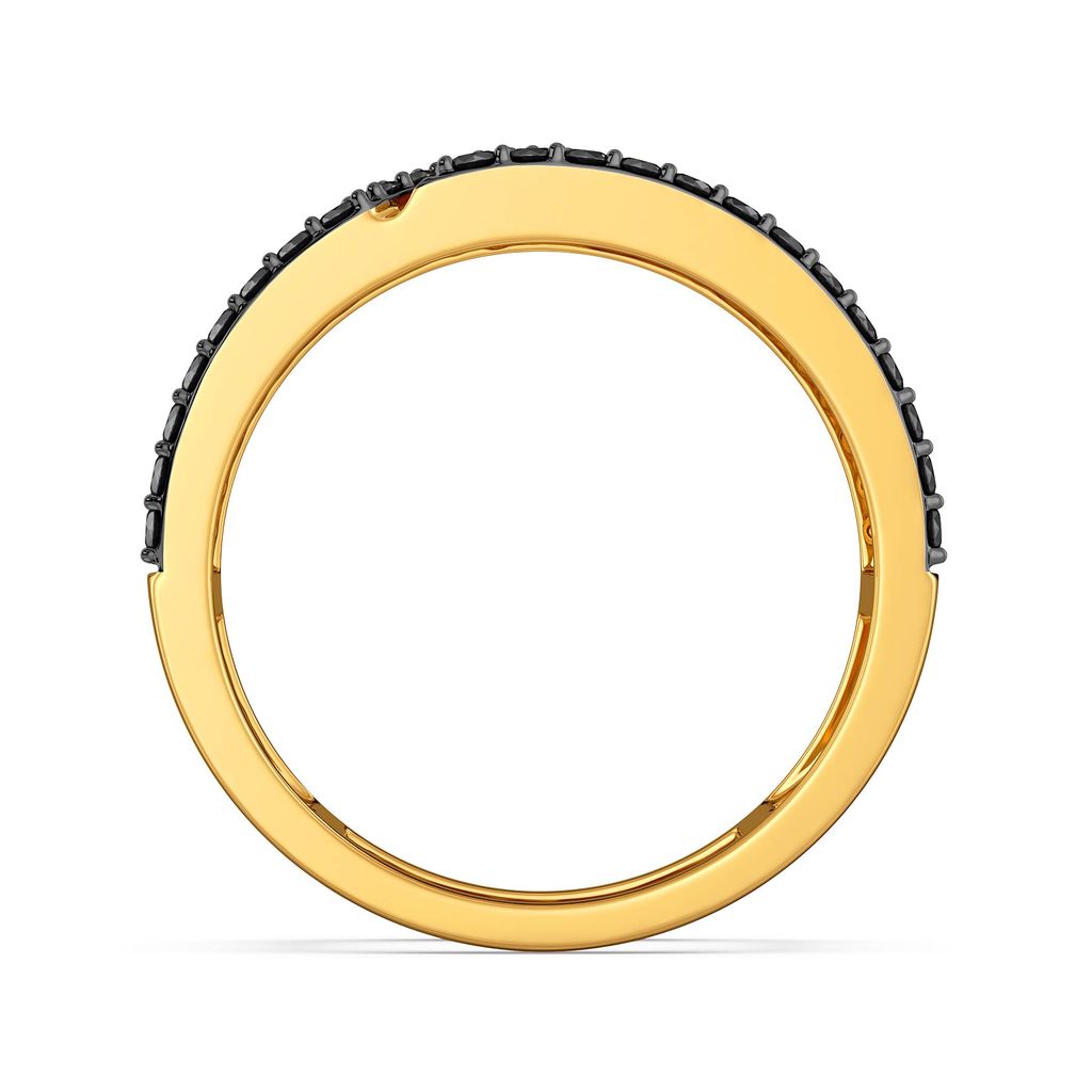 Dark Aurora Diamond Rings