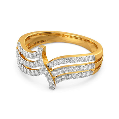 Bourgeois Twist Diamond Rings