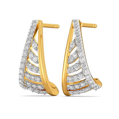 Bourgeois Twist Diamond Earrings