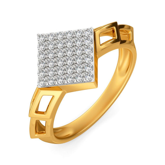 Dice Décor Diamond Rings