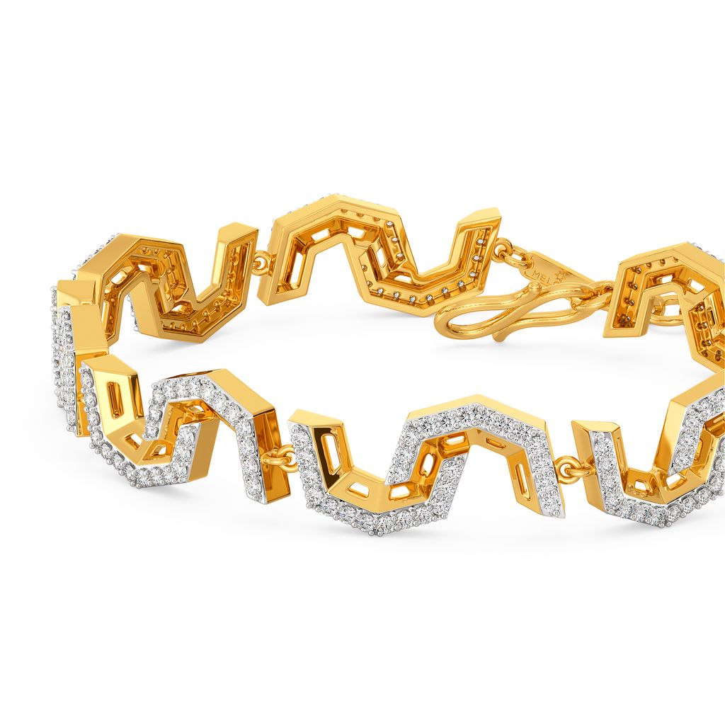 Mystic Symmetric Diamond Bracelets