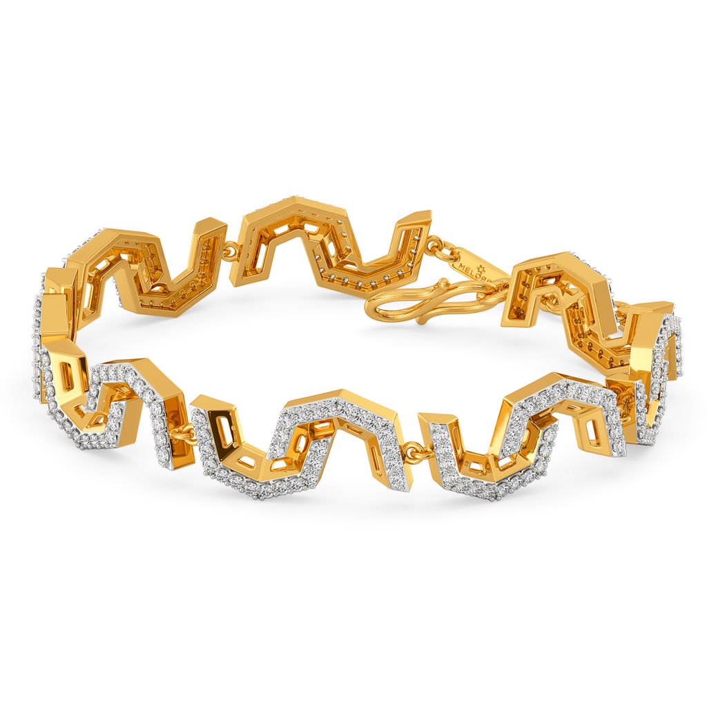 Mystic Symmetric Diamond Bracelets
