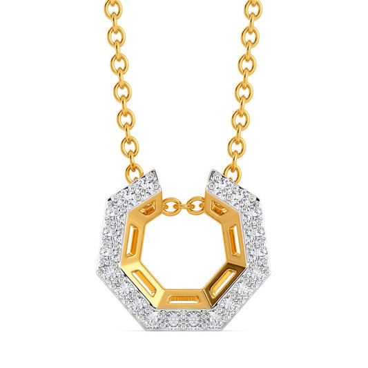 Mystic Symmetric Diamond Pendants
