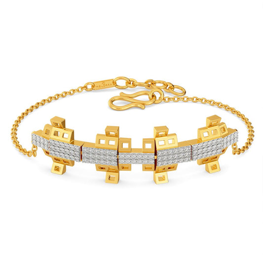 Frieze Frenzy Diamond Bracelets