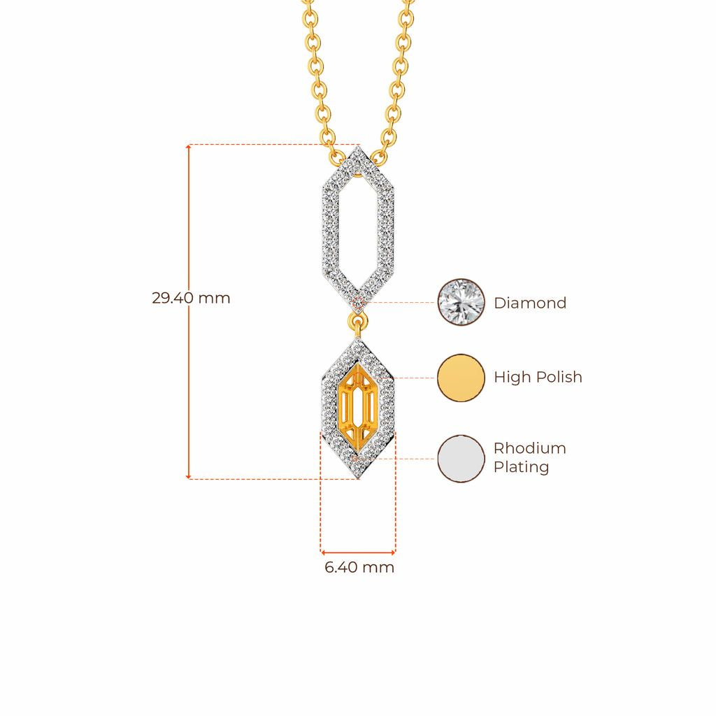 Tessellate Tales Diamond Pendants