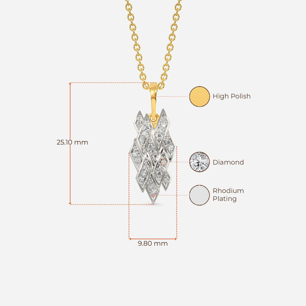 Yearning for Yarns Diamond Pendants