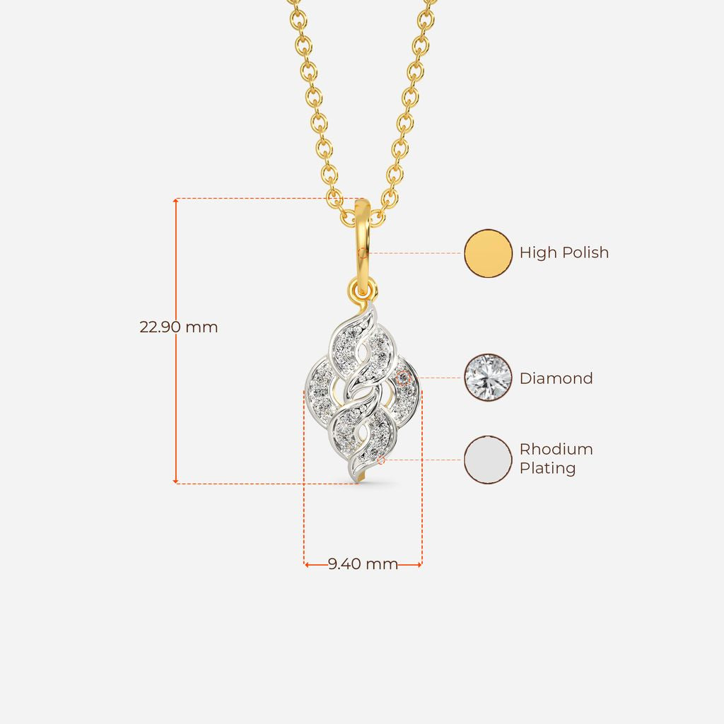 Knitty Gritty Diamond Pendants