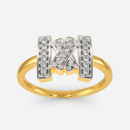 Wingin Knit Diamond Rings