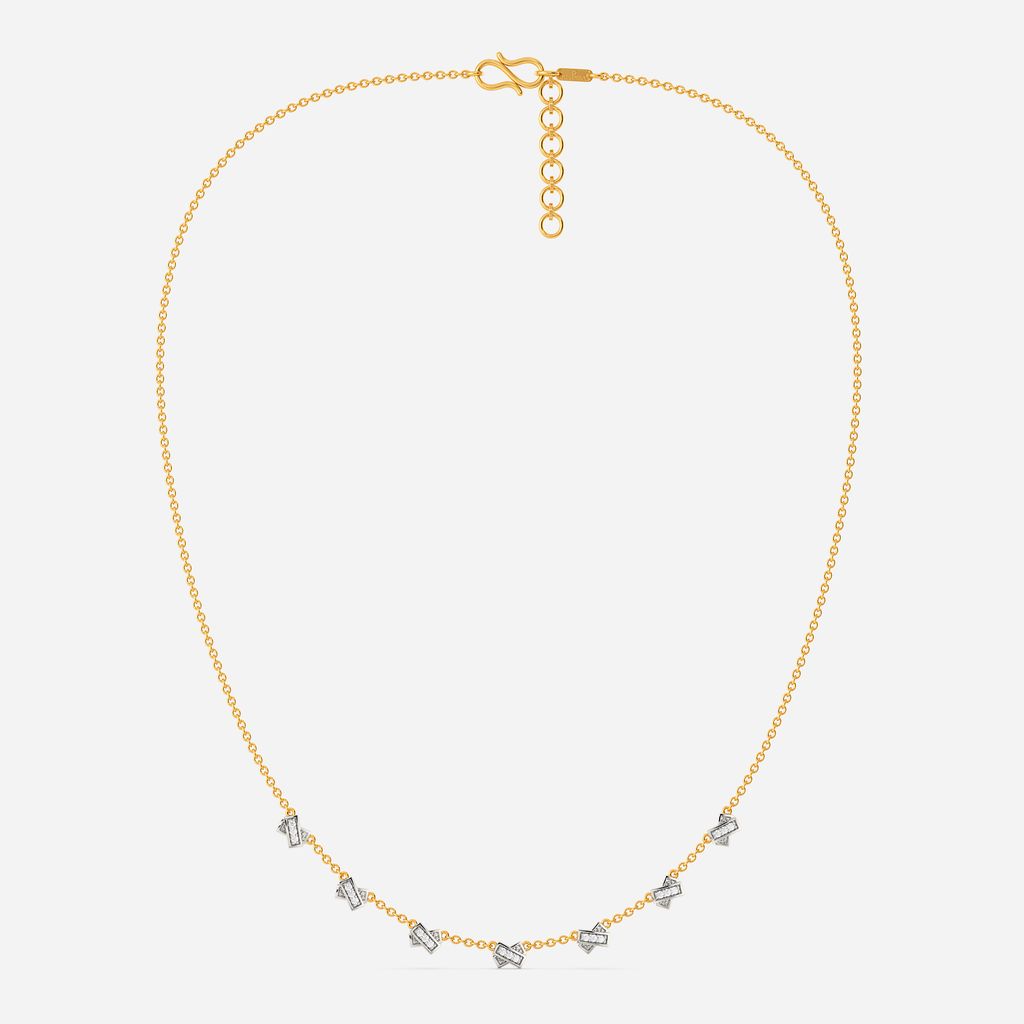 Knits My Life Diamond Necklaces