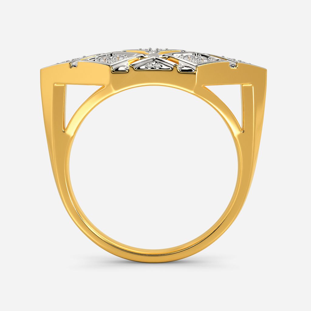 Cozy Pattern Diamond Rings