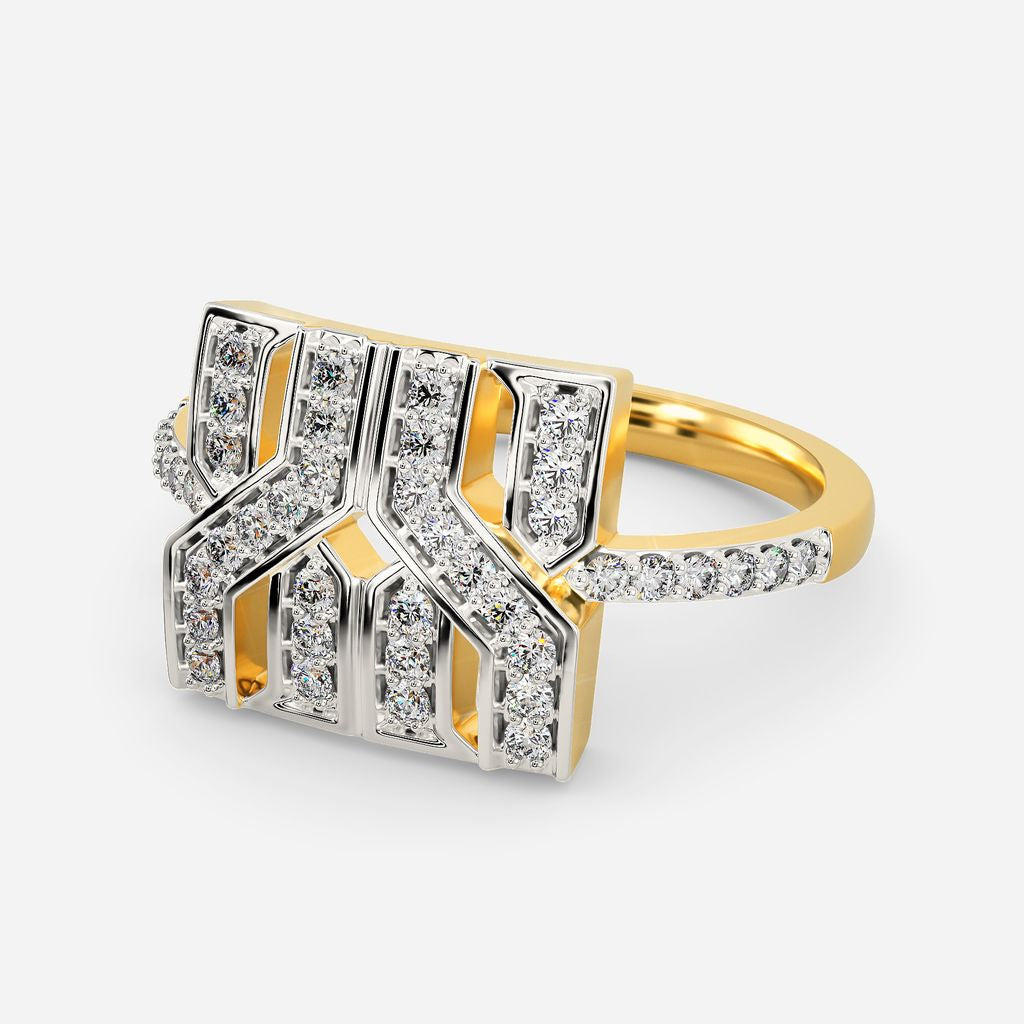 Winter Verve Diamond Rings