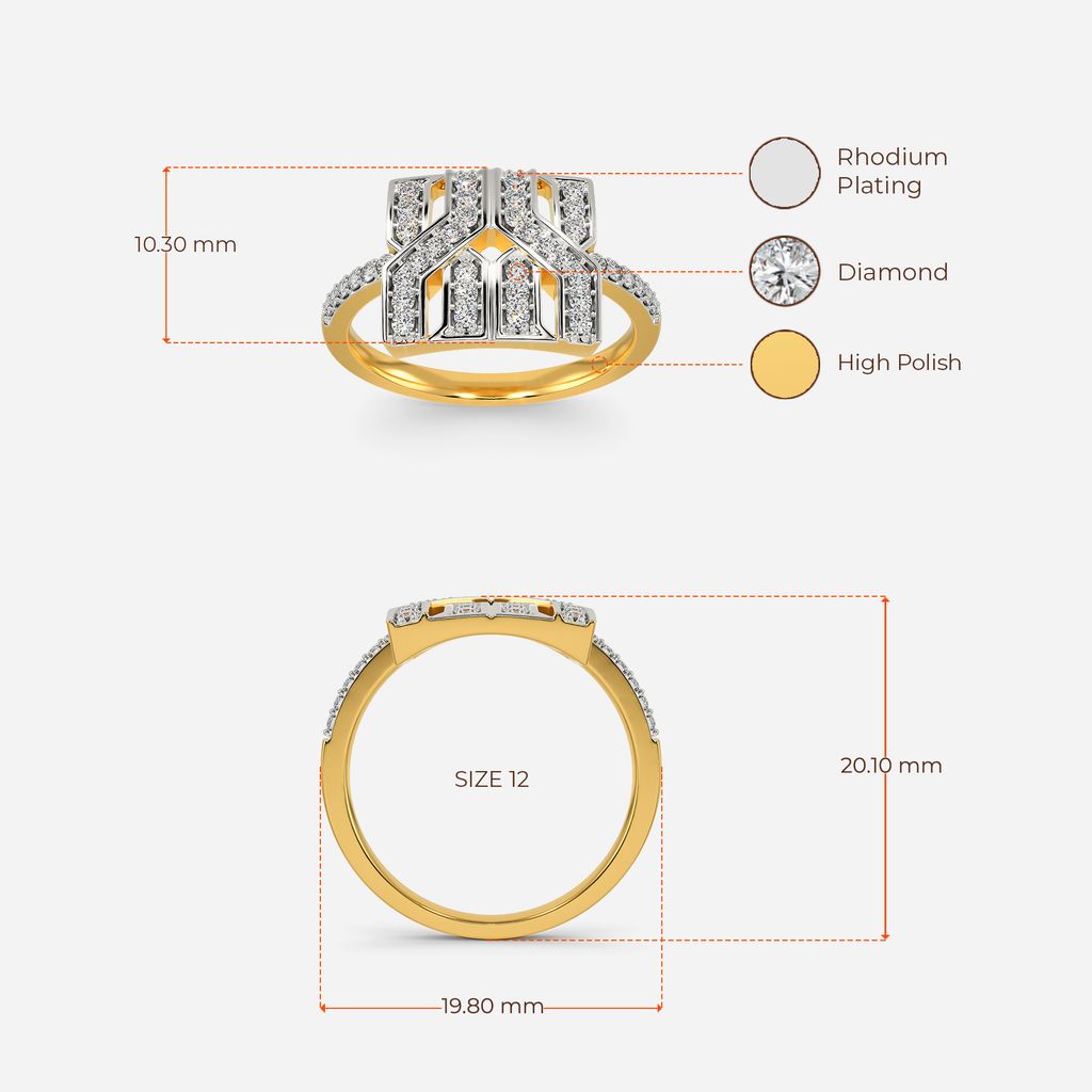 Winter Verve Diamond Rings