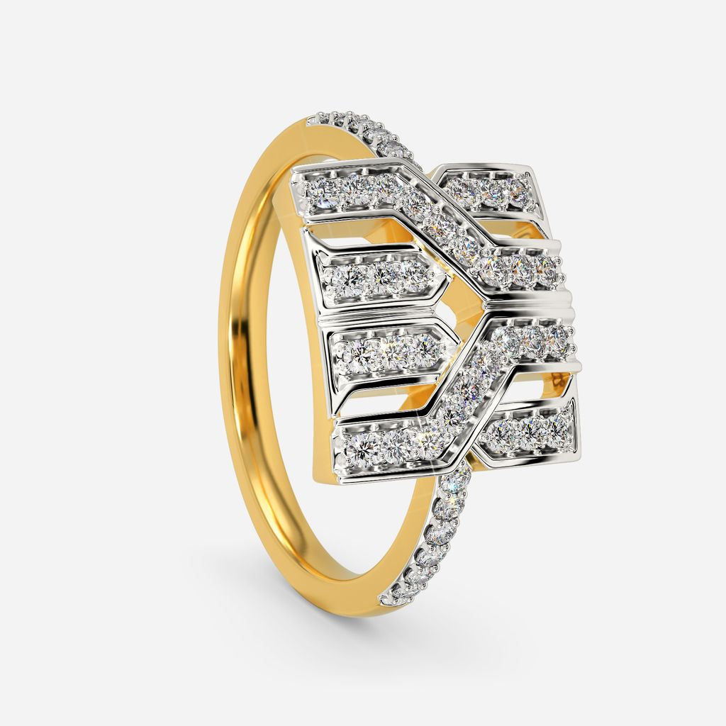 Winter Verve Diamond Rings