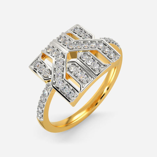 Winter Verve Diamond Rings