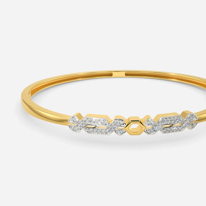 Winter Verve Diamond Bangles