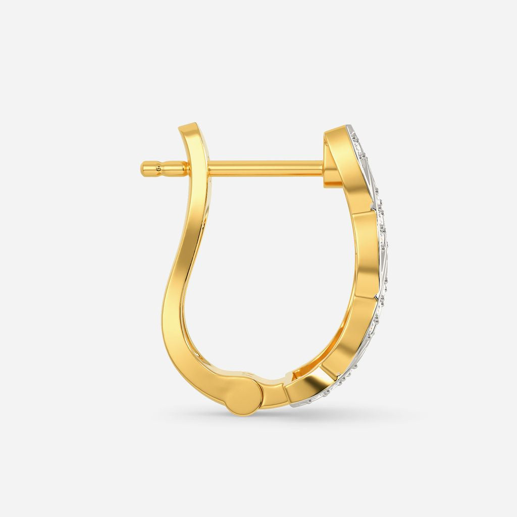 Cable Comfy Diamond Earrings