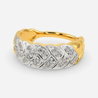 Knitted Sauve Diamond Rings